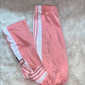Adidas tear away sweats